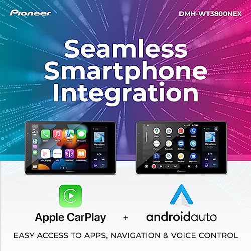 Pioneer DMH-WT3800NEX Digital Multimedia Receiver with Wireless Apple CarPlay and Android Auto, 9” Capacitive Floating Screen, Single-DIN, Built-in Bluetooth and WiFi, Amazon Alexa via App Pioneer DMH-WT3800NEX Digital Multimedia Receiver with Wireless Apple CarPlay and Android Auto, 9” Capacitive Floating Screen, Single-DIN, Built-in Bluetooth and WiFi, Amazon Alexa via App